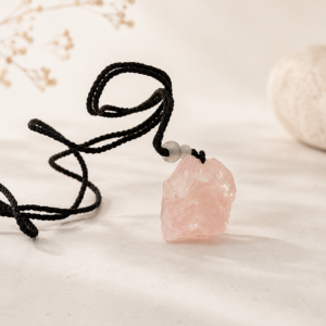 Rose Quartz Crystal Pendant