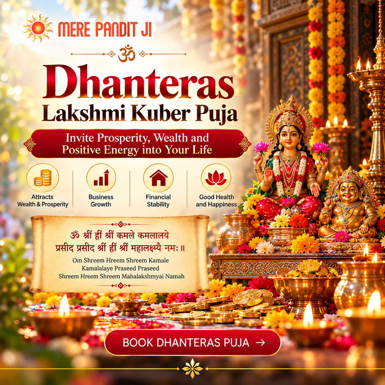 Dhanteras Lakshmi-Kubera Puja