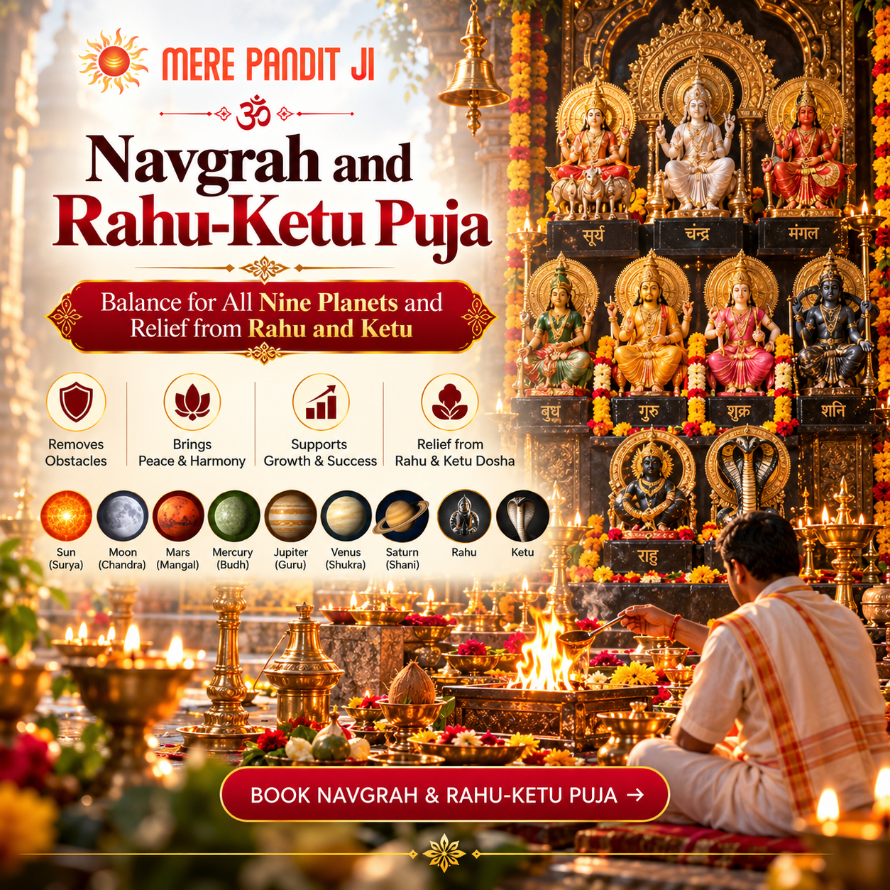 Navgrah and Rahu-Ketu Puja